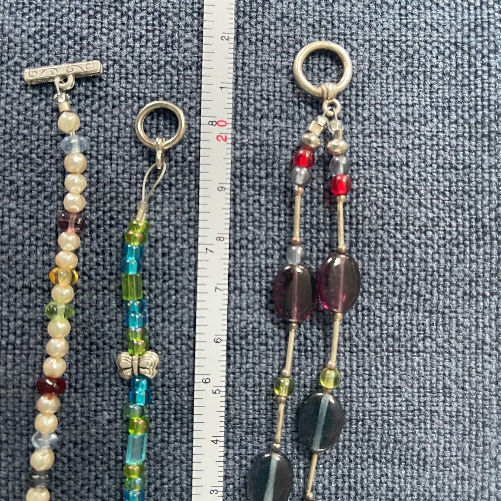 Lot of Beaded Necklaces, Bracelets and anklets